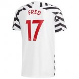 Maglia Manchester United NO.17 Fred Terza 2020 2021 Bianco