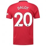 Maglia Manchester United NO.20 Dalot Home 2019 2020 Rosso