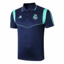 Polo Real Madrid 2019 2020 Blu Verde Navy