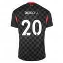 Maglia Liverpool NO.20 Diogo Jota Terza 2020 2021 Nero Maglia Liverpool NO.20 Diogo Jota Terza 2020 2021 Nero