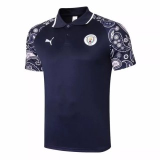 Polo Manchester City 2020-2021 Porpora Nero