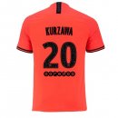 Maglia Paris Saint Germain NO.20 Kurzawa Away 2019 2020 Arancione