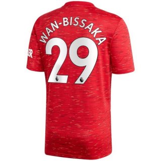 Maglia Manchester United NO.29 Wan Bissaka Home 2020 2021 Rosso