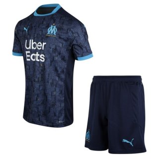 Maglia Marseille Away Bambino 2020 2021 Blu