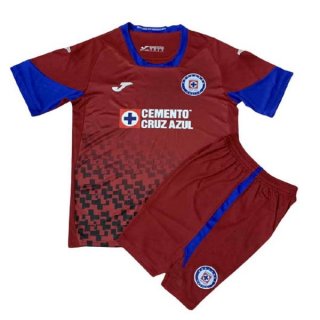 Maglia Cruz Blu Terza Bambino 2020 2021 Rosso