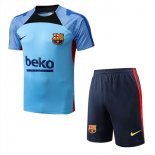Maglia Formazione Barcellona Set Completo 2022 2023 Blu