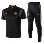 Polo Set Completo Real Madrid 2019 2020 Nero Grigio Polo Set Completo Real Madrid 2019 2020 Nero Grigio