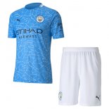 Maglia Manchester City Home Bambino 2020 2021 Blu