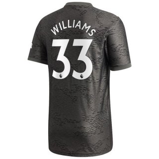 Maglia Manchester United NO.33 Williams Away 2020 2021 Nero