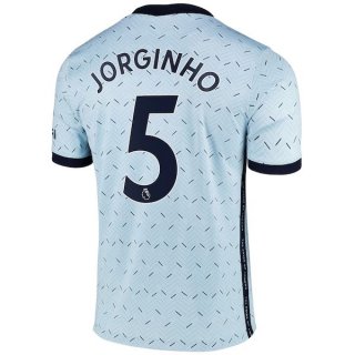 Maglia Chelsea NO.5 Jorginho Away 2020 2021 Blu