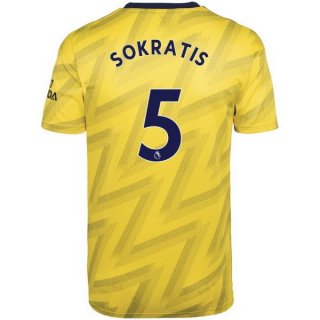 Maglia Arsenal NO.5 Sokratis Away 2019 2020 Giallo