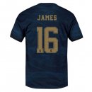 Maglia Real Madrid NO.16 James Away 2019 2020 Blu