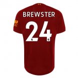 Maglia Liverpool NO.24 Brewster Home 2019 2020 Rosso