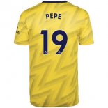 Maglia Arsenal NO.19 Pepe Away 2019 2020 Giallo