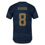 Maglia Real Madrid NO.8 Kroos Away 2019 2020 Blu