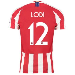 Thailandia Maglia Atletico Madrid NO.12 Lodi Home 2019 2020 Rosso