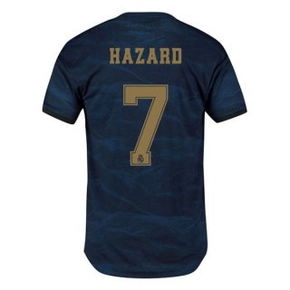 Maglia Real Madrid NO.7 Hazard Away 2019 2020 Blu