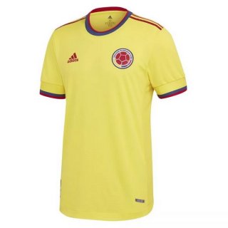 Thailandia Maglia Columbia Home 2021 Giallo