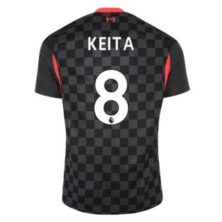 Maglia Liverpool NO.8 Keita Terza 2020 2021 Nero