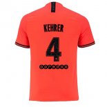 Maglia Paris Saint Germain NO.4 Kehrer Away 2019 2020 Arancione