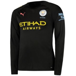 Maglia Manchester City Away ML 2019 2020 Nero