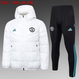 Piumino Manchester United Set Completo 2024 2025 Bianco