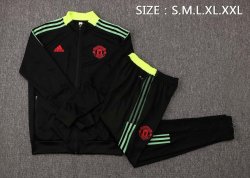 Giacca Manchester United 2022 Nero Verde Giacca Manchester United 2022 Nero Verde