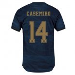 Maglia Real Madrid NO.14 Casemiro Away 2019 2020 Blu