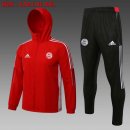 Giacca a vento Bayern Munich Set Completo 2022 Rosso Nero