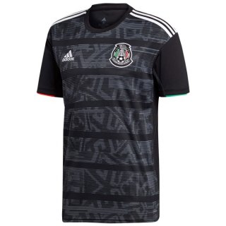 Thailandia Maglia Mexico Home 2019 Nero Grigio