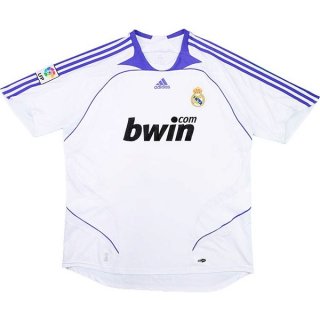Thailandia Maglia Real Madrid Replica Home Retro 2007 2008 Bianco