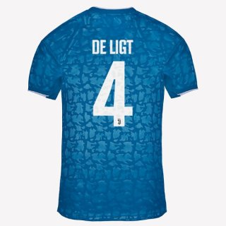 Maglia Juventus NO.4 De Ligt Terza 2019 2020 Blu