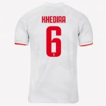 Maglia Juventus NO.6 Khedira Away 2019 2020 Grigio Bianco