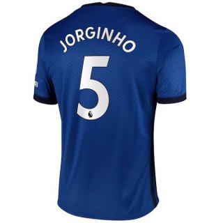 Maglia Chelsea NO.5 Jorginho Home 2020 2021 Blu