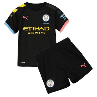 Maglia Manchester City Away Bambino 2019 2020 Nero