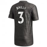 Maglia Manchester United NO.3 Bailly Away 2020 2021 Nero