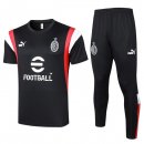 Thailandia Maglia AC Milan Set Completo 2024 Nero Thailandia Maglia AC Milan Set Completo 2024 Nero