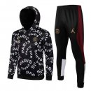 Felpa Cappuccio Paris Saint Germain 2022 Bianco Nero 1 Felpa Cappuccio Paris Saint Germain 2022 Bianco Nero 1