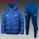 Piumino Manchester United Set Completo 2024 2025 Blu