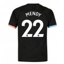 Maglia Manchester City NO.22 Mendy Away 2019 2020 Nero Maglia Manchester City NO.22 Mendy Away 2019 2020 Nero