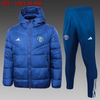 Piumino Manchester United Set Completo 2024 2025 Blu