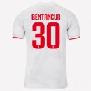 Maglia Juventus NO.30 Bentancur Away 2019 2020 Grigio Bianco Maglia Juventus NO.30 Bentancur Away 2019 2020 Grigio Bianco