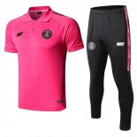 Polo Paris Saint Germain Set Completo 2019 2020 Rosa Nero Polo Paris Saint Germain Set Completo 2019 2020 Rosa Nero