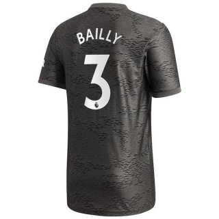 Maglia Manchester United NO.3 Bailly Away 2020 2021 Nero