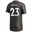 Maglia Manchester United NO.23 Shaw Away 2020 2021 Nero