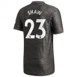 Maglia Manchester United NO.23 Shaw Away 2020 2021 Nero