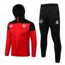 Felpa Cappuccio Set Completo Arsenal 2022 2023 Rosso