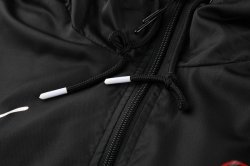 Giacca a vento AC Milan 2019 2020 Nero Rosso Giacca a vento AC Milan 2019 2020 Nero Rosso