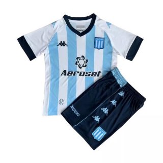 Maglia Racing Club Home Bambino 2021 2022 Blu Bianco