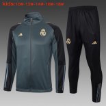 Bambino Giacca Real Madrid 2024 2025 Grigio